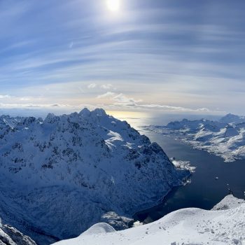 Lofoten Skitour Geitgaljen Gipfel