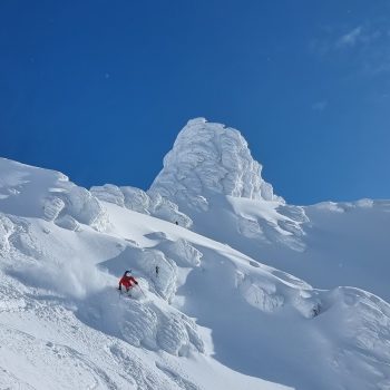 Neuschnee Lofoten Skitour